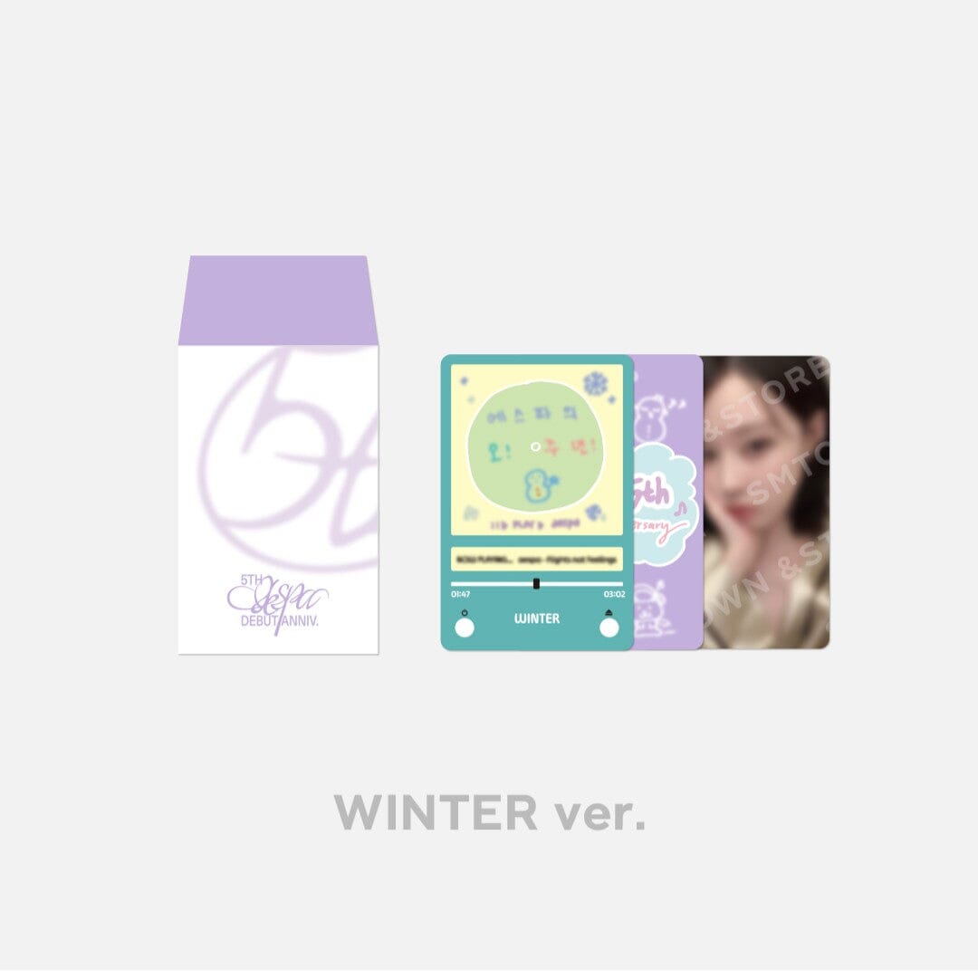 AESPA - 5TH ANNIVERSARY LUCKY CARD SET Nolae