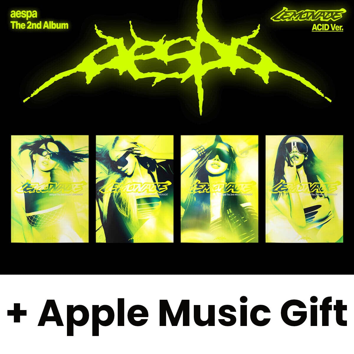 AESPA - LEMONADE (ACID VER.) + Apple Music Gift