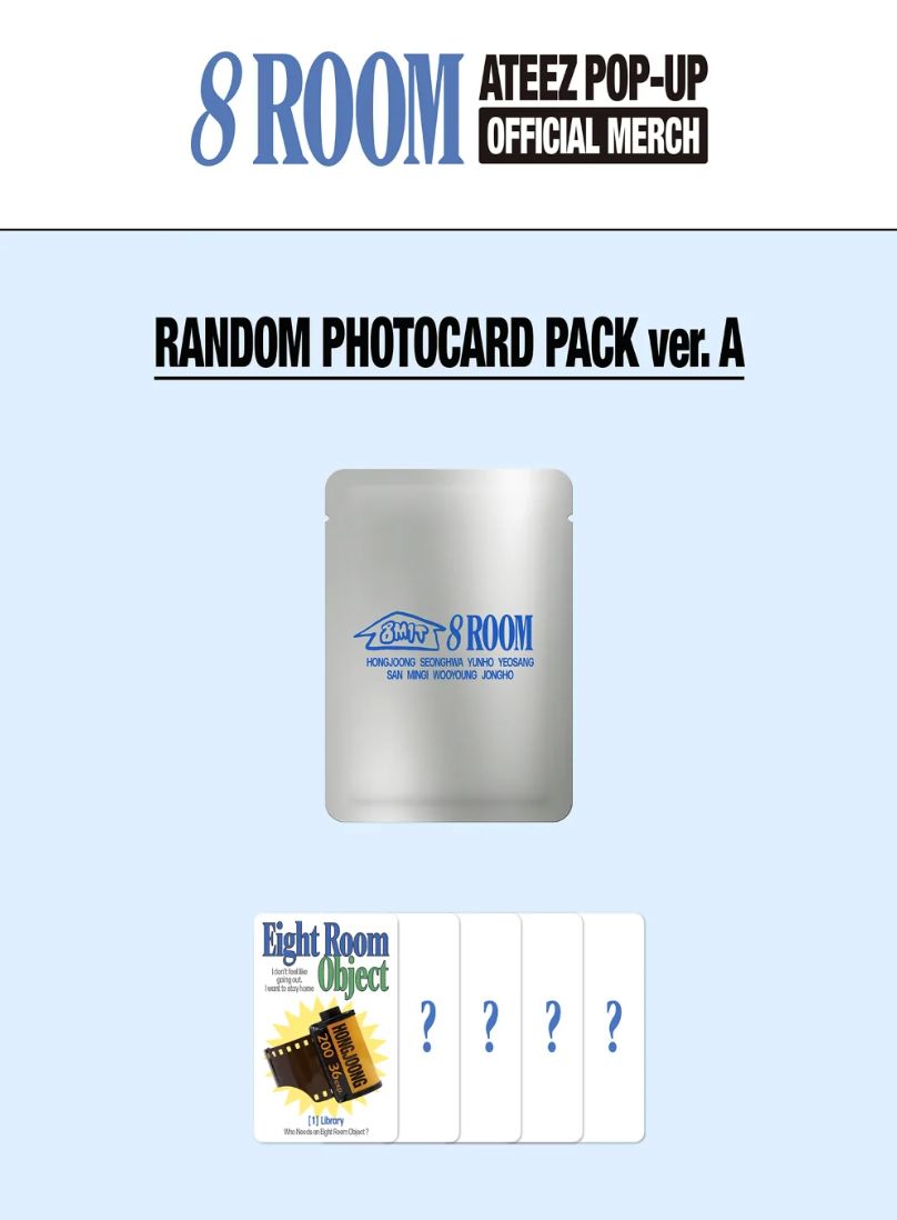 ATEEZ - 8ROOM 7TH ANNIVERSARY POP-UP OFFICIAL MD Nolae