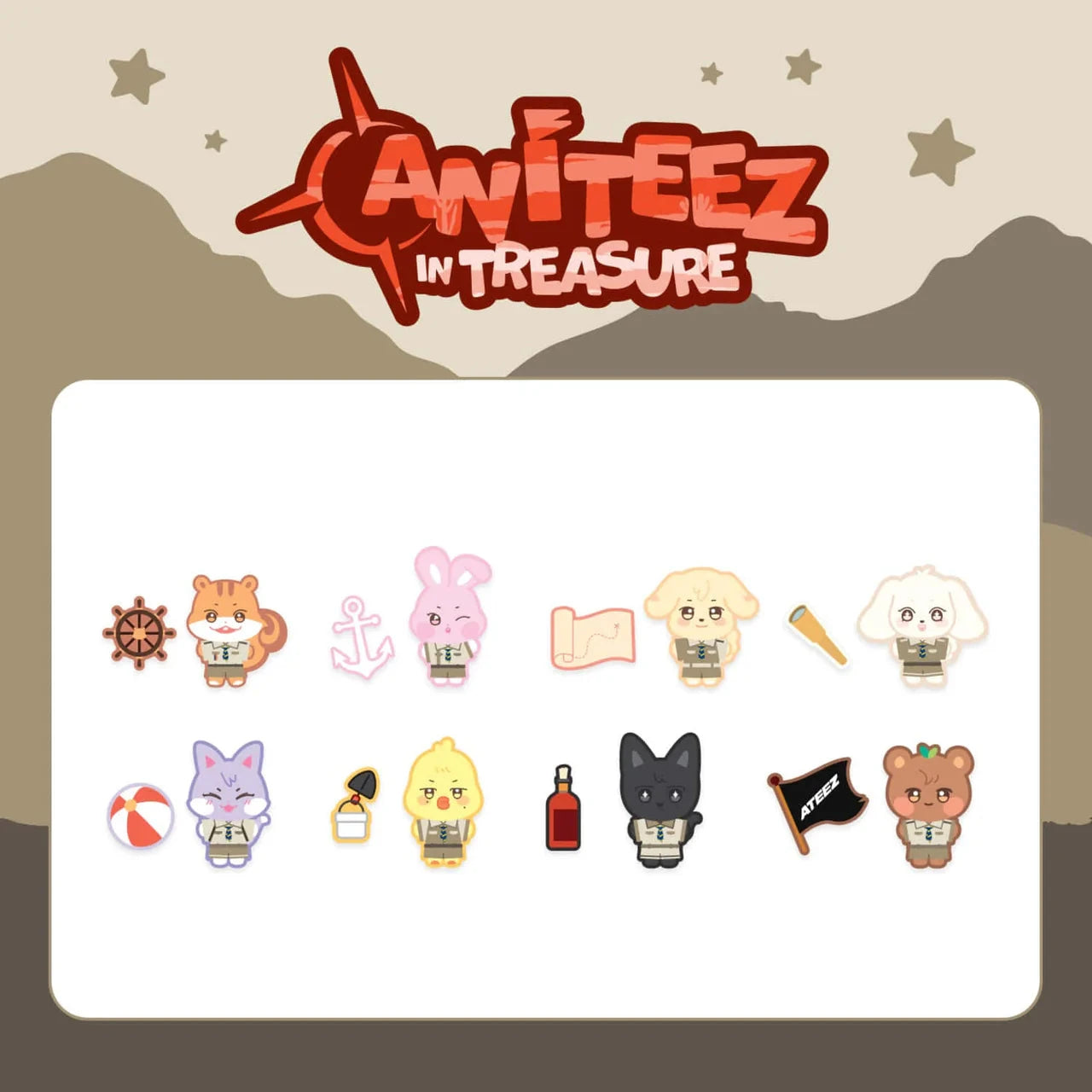 ATEEZ - ANITEEZ IN TREASURE OFFICIAL MD 2 Nolae