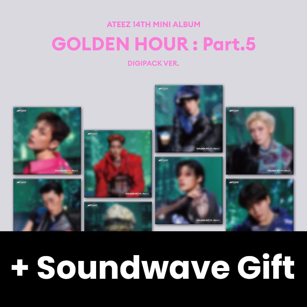 ATEEZ - GOLDEN HOUR : PART.5 (DIGIPACK VER.) + Soundwave Gift