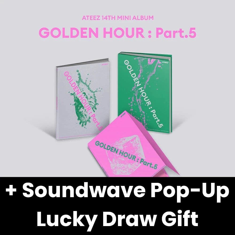 ATEEZ - GOLDEN HOUR : PART.5 + Soundwave Pop-Up Lucky Draw Gift