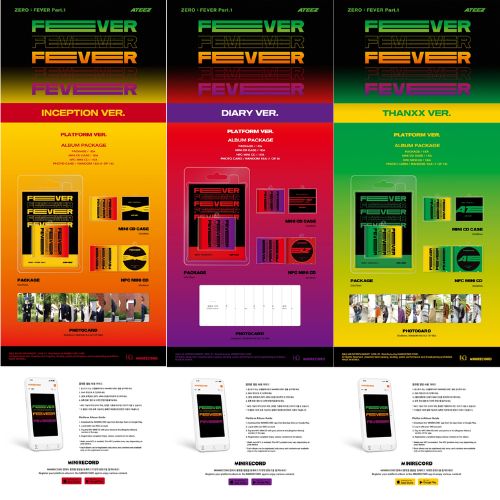 ATEEZ - ZERO : FEVER PART.1 (REPACKAGE PLATFORM VER.) Nolae