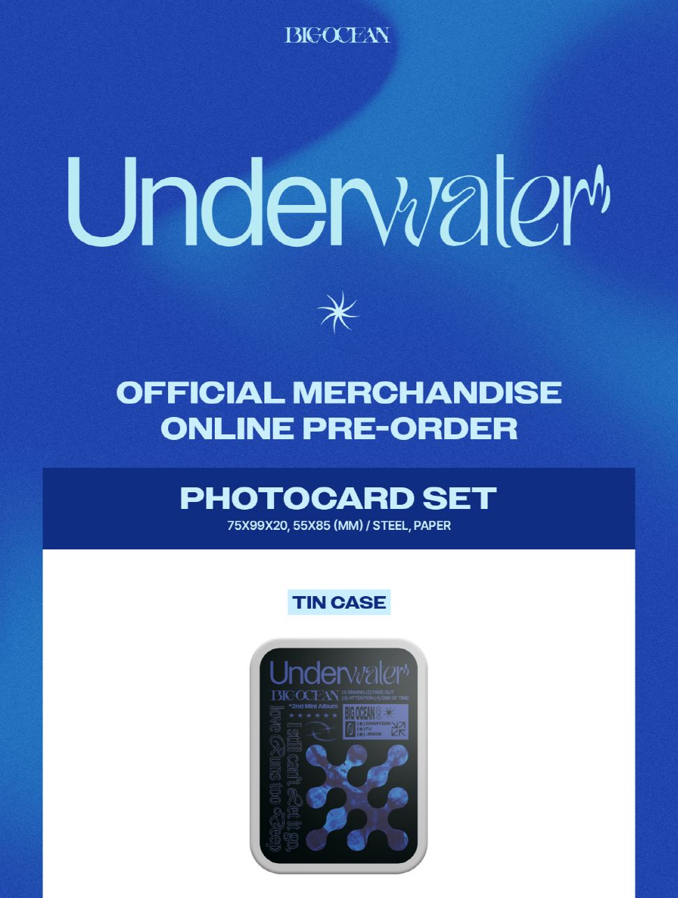 BIG OCEAN - PHOTO CARD SET (UNDERWATER) Nolae