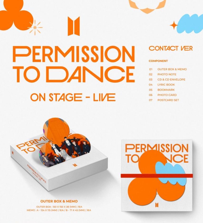 BTS - PERMISSION TO DANCE ON STAGE - LIVE SET & DIGITAL CODE + Weverse Gift Nolae
