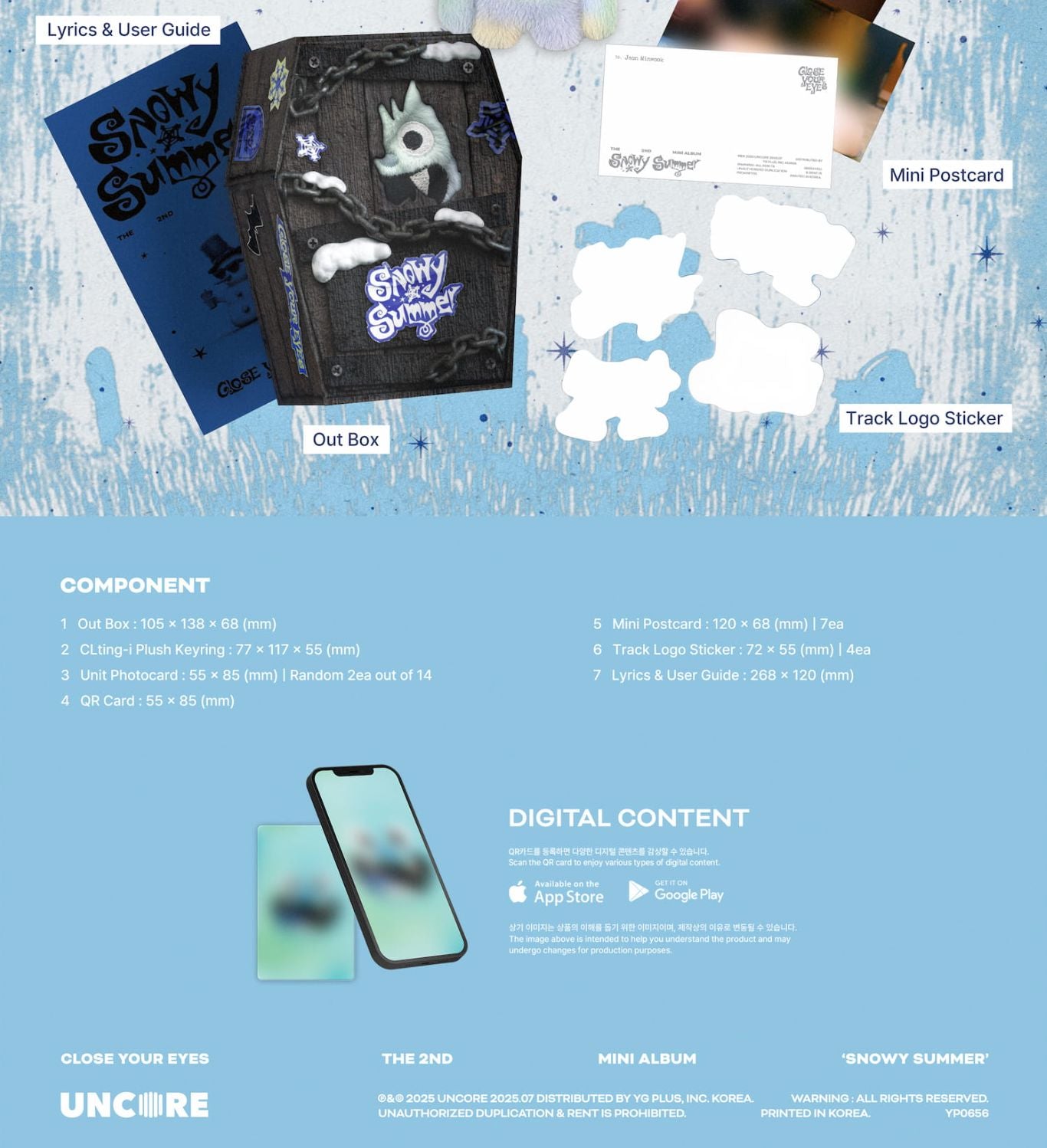 CLOSE YOUR EYES - SNOWY SUMMER (POCA ALBUM VER.) Nolae