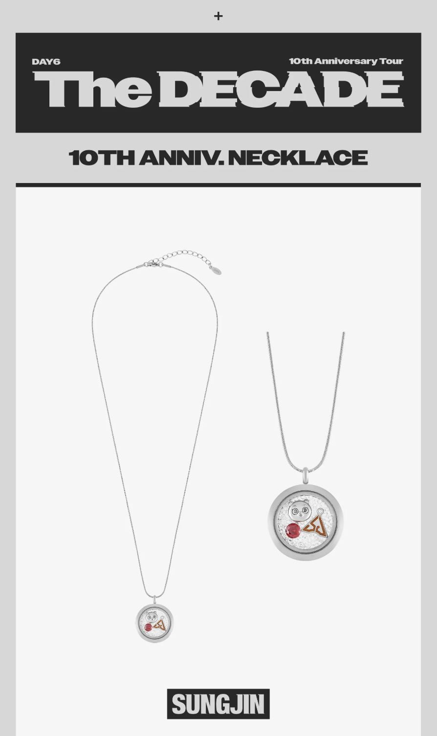 DAY6 - 10TH ANNIV. NECKLACE (THE DECADE '10TH ANNIVERSARY TOUR' MD) Nolae