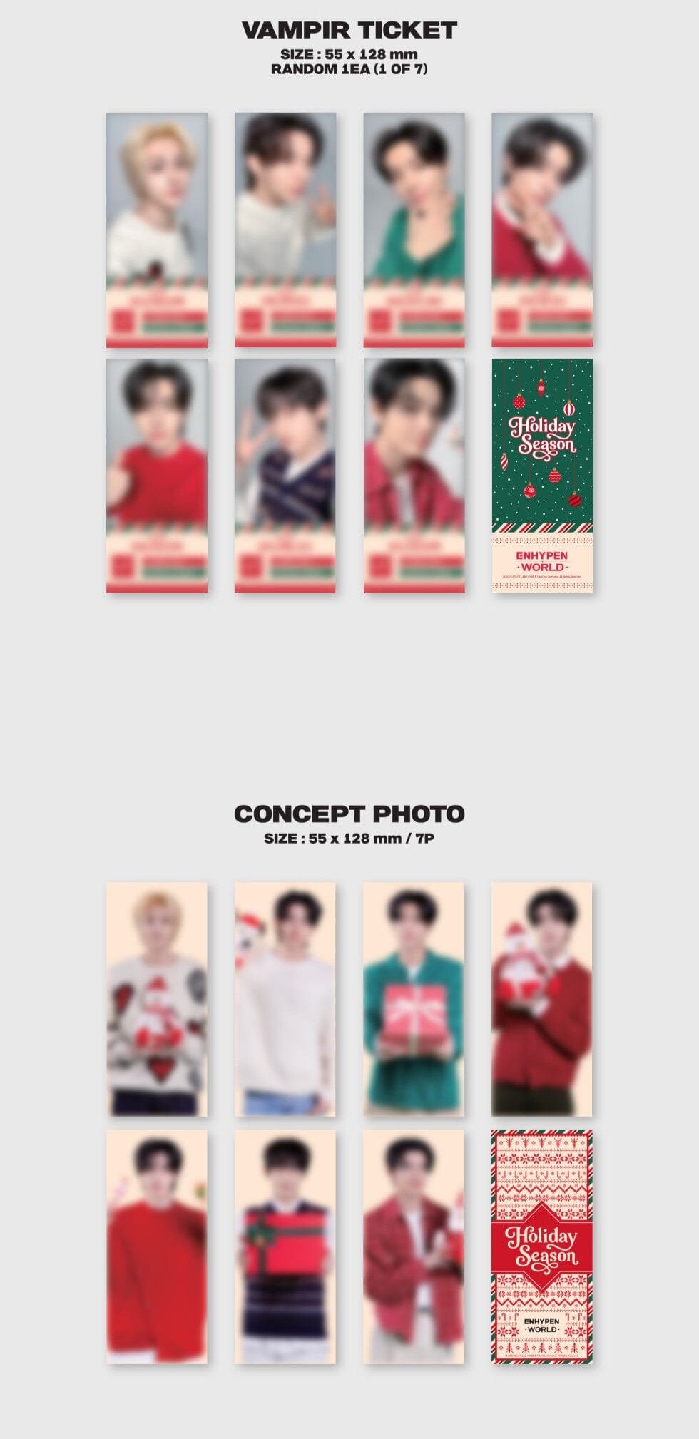 ENHYPEN - WORLD COUPON CARD COLLECTION (HOLIDAY SEASON BASIC VER.) Nolae