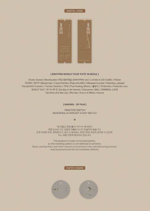 ENHYPEN - WORLD TOUR ‘FATE’ Nolae