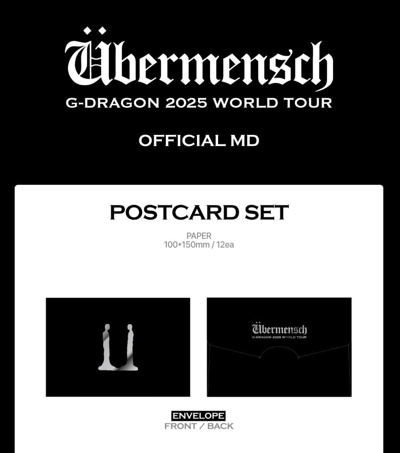 G-DRAGON - 2025 WORLD TOUR 'ÜBERMENSCH' OFFICIAL MD Nolae