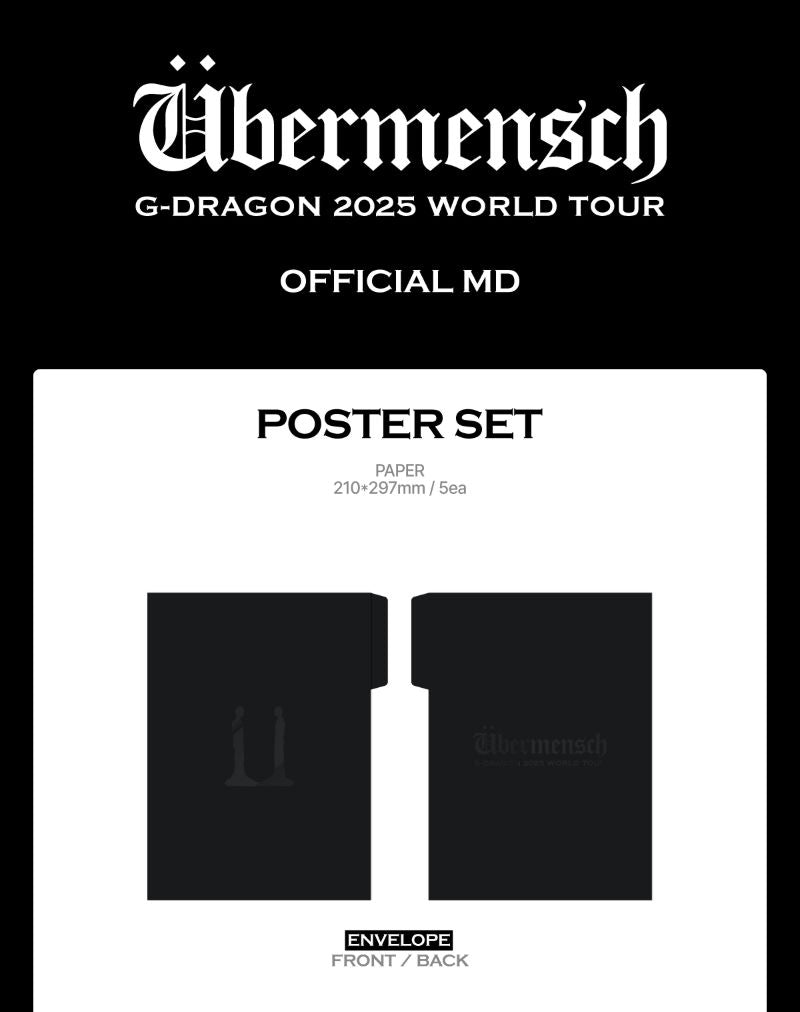 G-DRAGON - 2025 WORLD TOUR 'ÜBERMENSCH' OFFICIAL MD Nolae