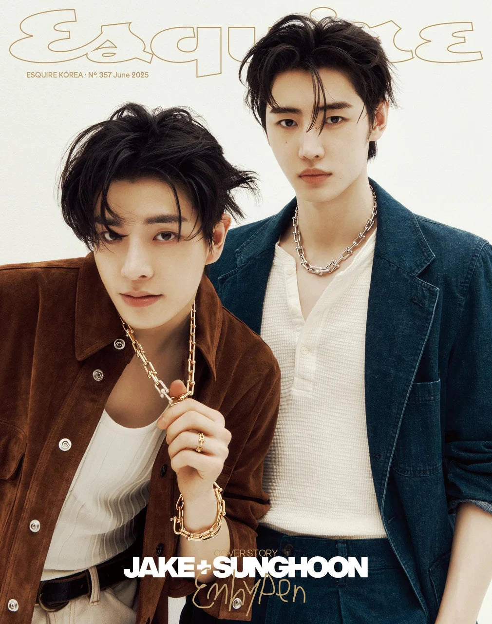 JAKE & SUNGHOON (ENHYPEN) - ESQUIRE (2025 JUNE) Nolae