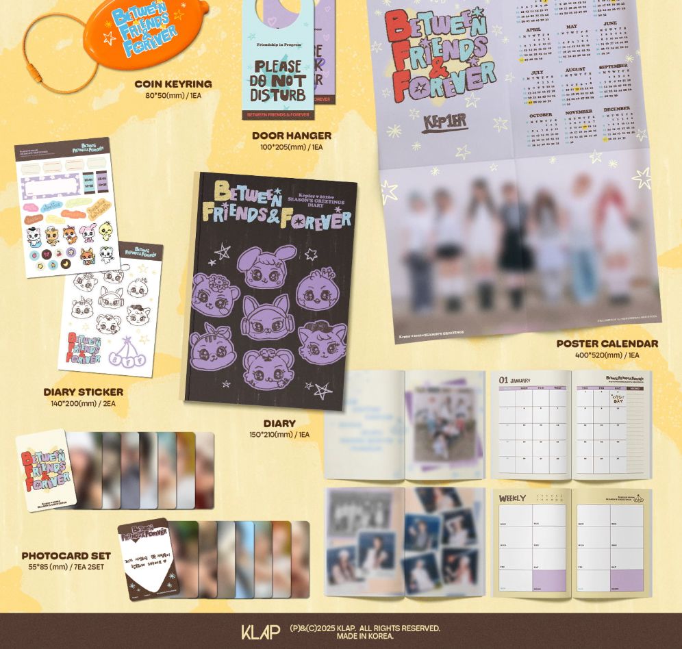 KEP1ER - 2026 SEASON'S GREETINGS (BETWEEN FRIENDS&FOREVER) Nolae