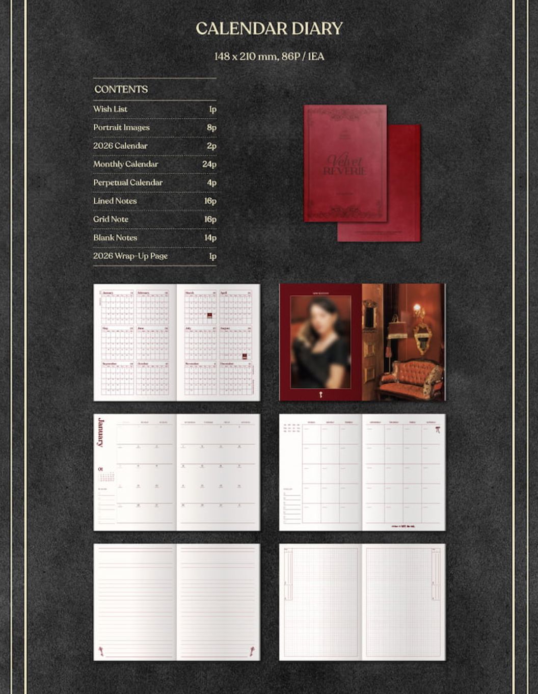 KIM SEJEONG - 2026 SEASON'S GREETINGS (VELVET REVERIE) Nolae