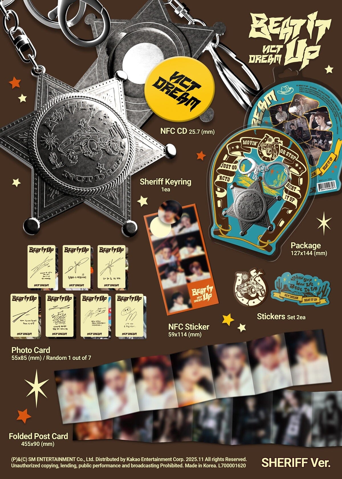 NCT DREAM - BEAT IT UP (SHERIFF VER.) (SMART ALBUM) Nolae