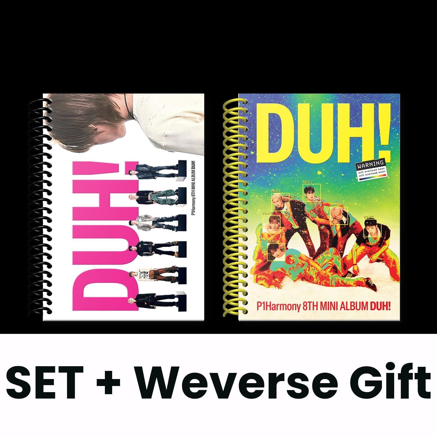 P1HARMONY - DUH! SET + Weverse Gift Nolae
