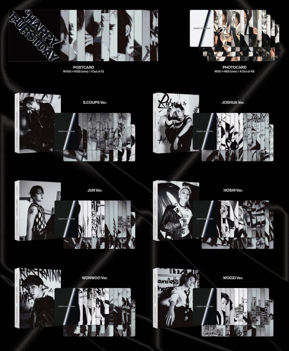 SEVENTEEN - HAPPY BURSTDAY (DAREDEVIL VER.) + YES24 Gift Nolae
