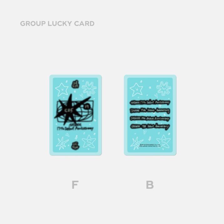 SHINEE - LUCKY CARD (17TH ANNIVERSARY OFFICIAL MD) Nolae