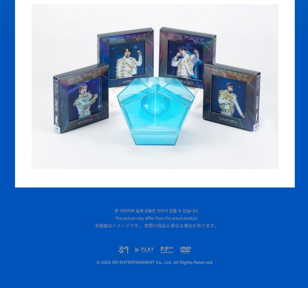 SHINEE - SHINEE WORLD VI : PERFECT ILLUMINATION SHINEE'S BACK (DVD & BLU-RAY) Nolae