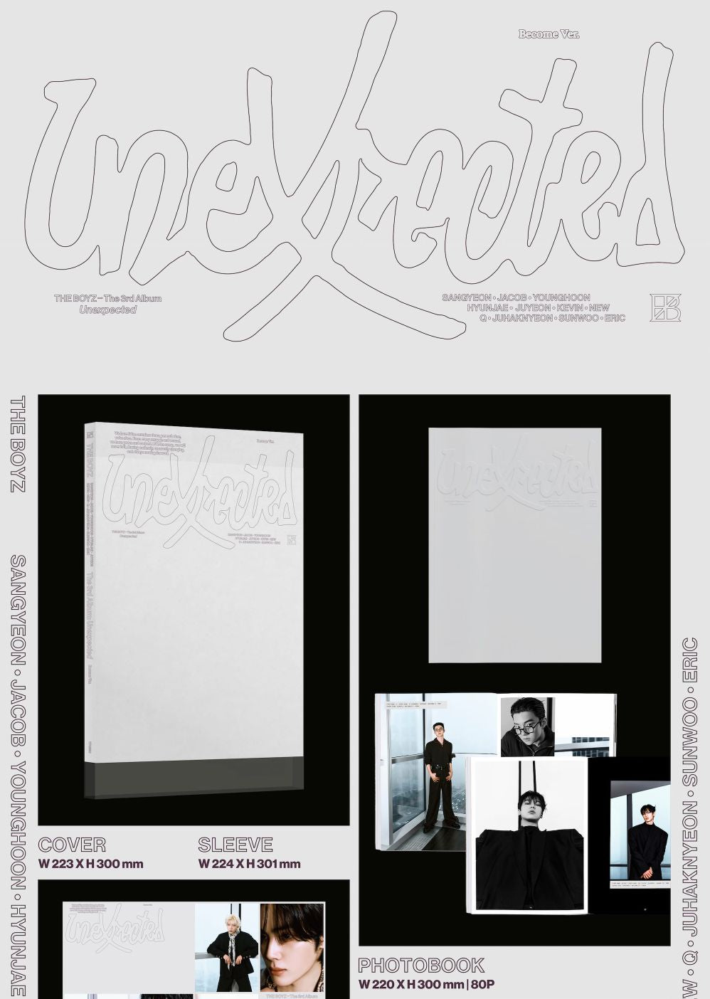 THE BOYZ - UNEXPECTED (PHOTOBOOK VER.) Nolae