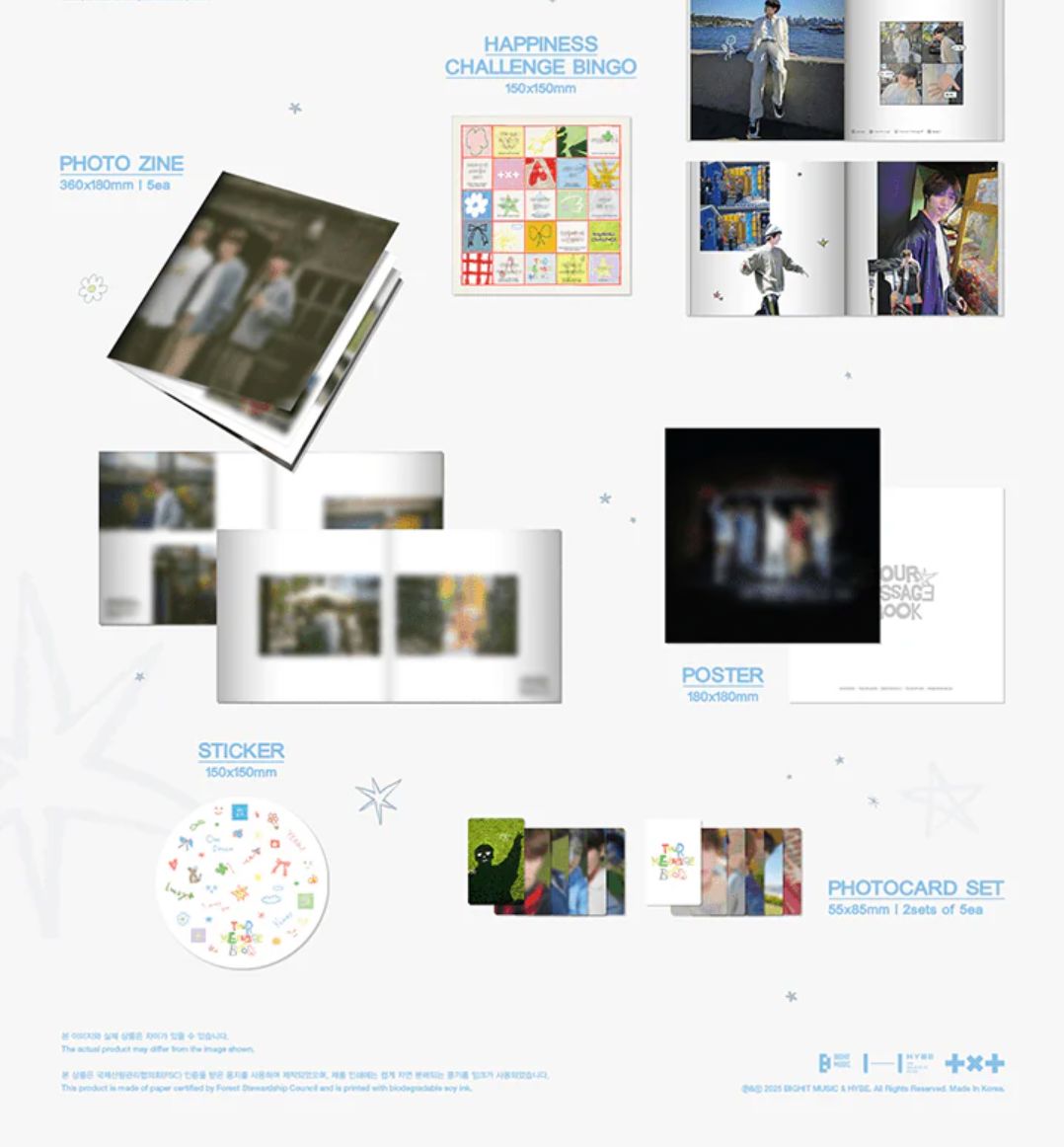 TXT - TOUR MESSAGE BOOK (ACT : PROMISE) + Weverse Gift Nolae