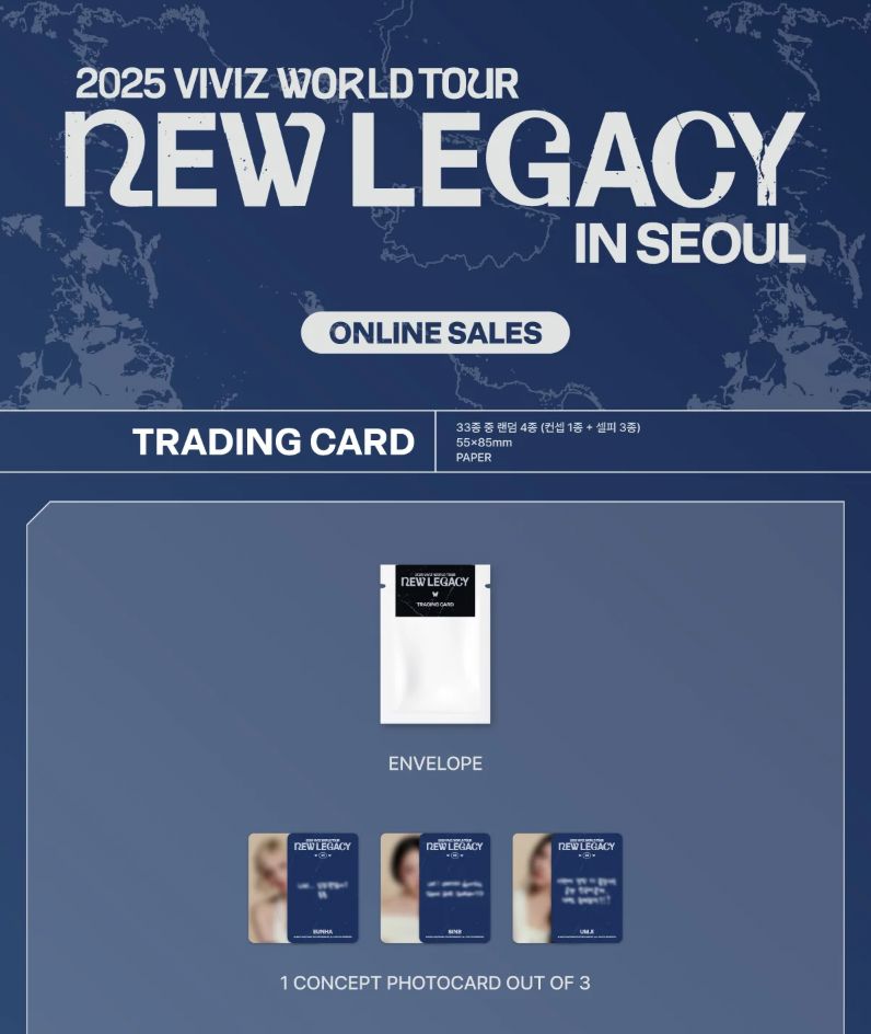 VIVIZ - TRADING CARD (2025 WORLD TOUR 'NEW LEGACY' IN SEOUL) Nolae