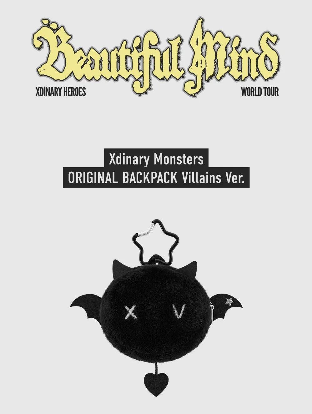 XDINARY HEROES - BACKPACK VILLAINS VER. (WORLD TOUR 'BEAUTIFUL MIND' IN SEOUL OFFICIAL MD) Nolae