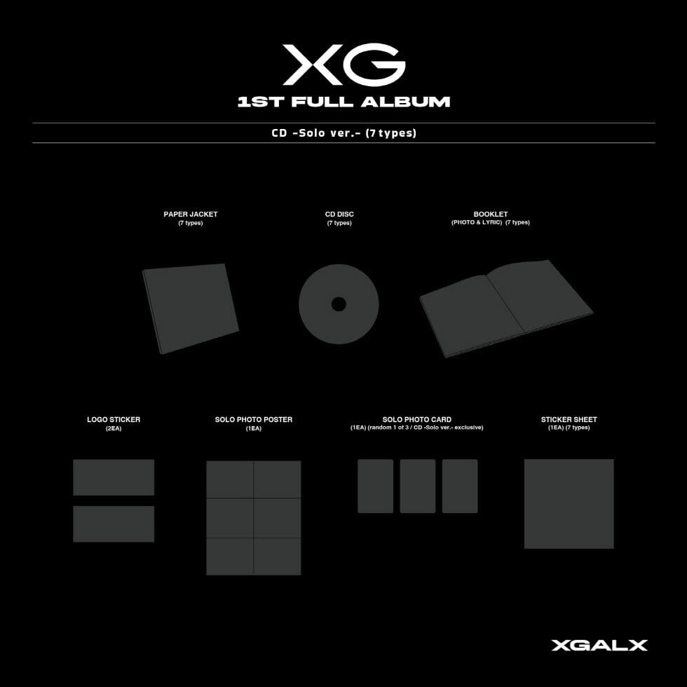 XG - XGALX (1ST FULL ALBUM) (SOLO VER.) Nolae
