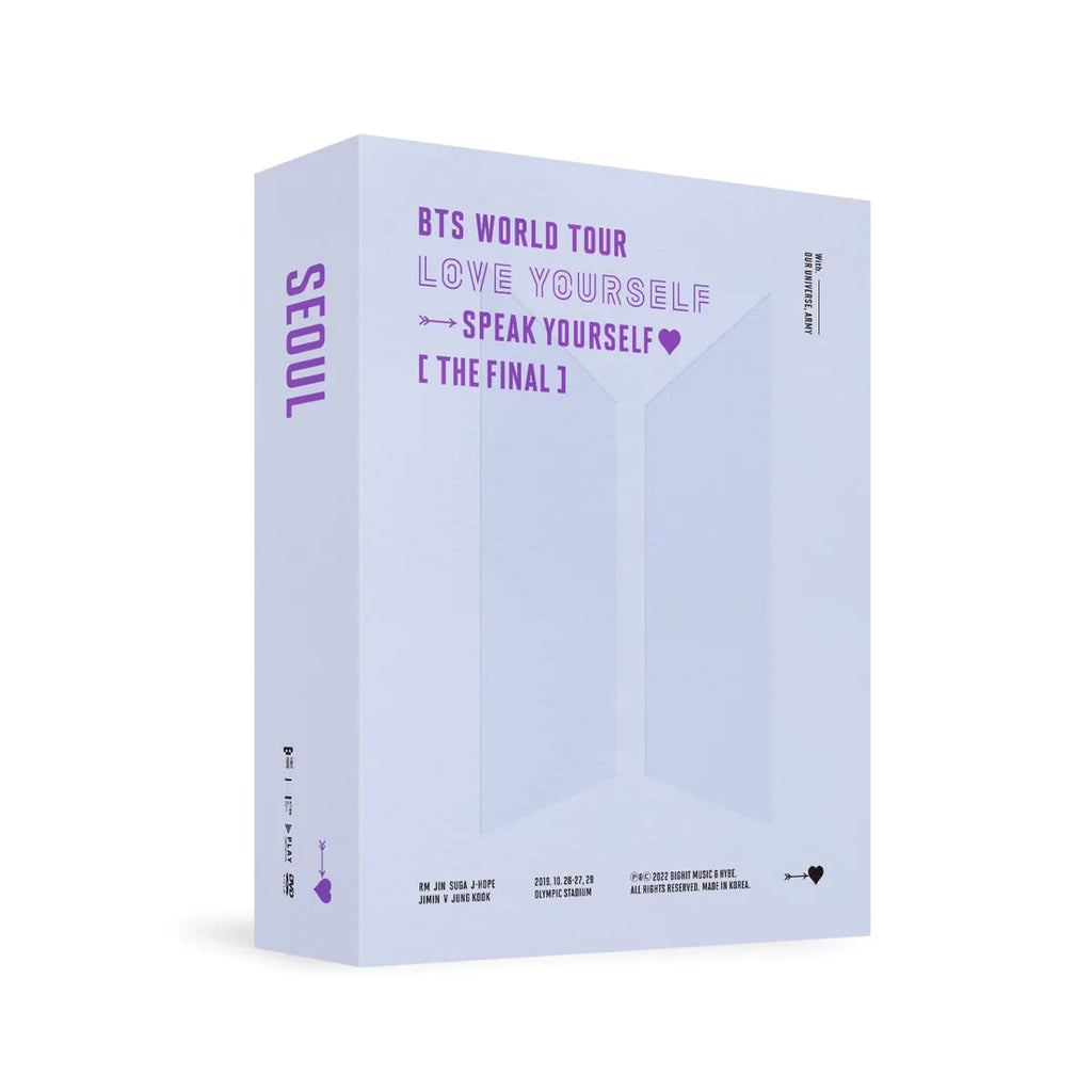 BTS - LOVE YOURSELF SPEAK YOURSELF THE FINAL (DVD) BTS - LOVE YOURSELF SPEAK YOURSELF THE FINAL (DVD)