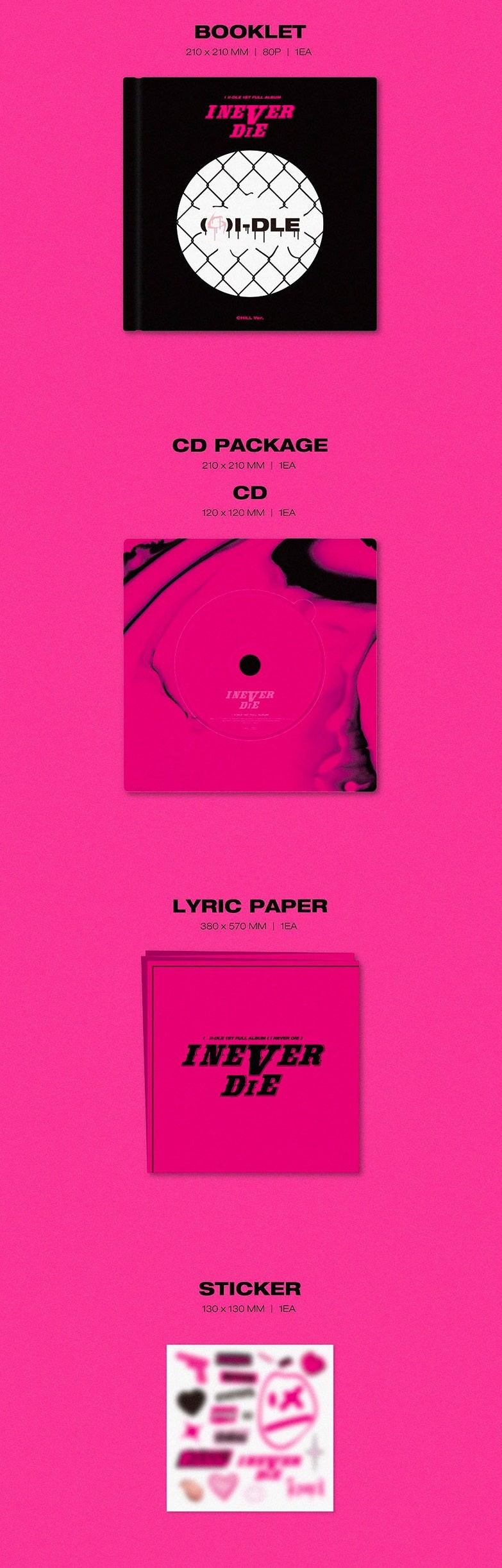 (G)I-DLE - I NEVER DIE (1ST FULL ALBUM) Nolae Kpop