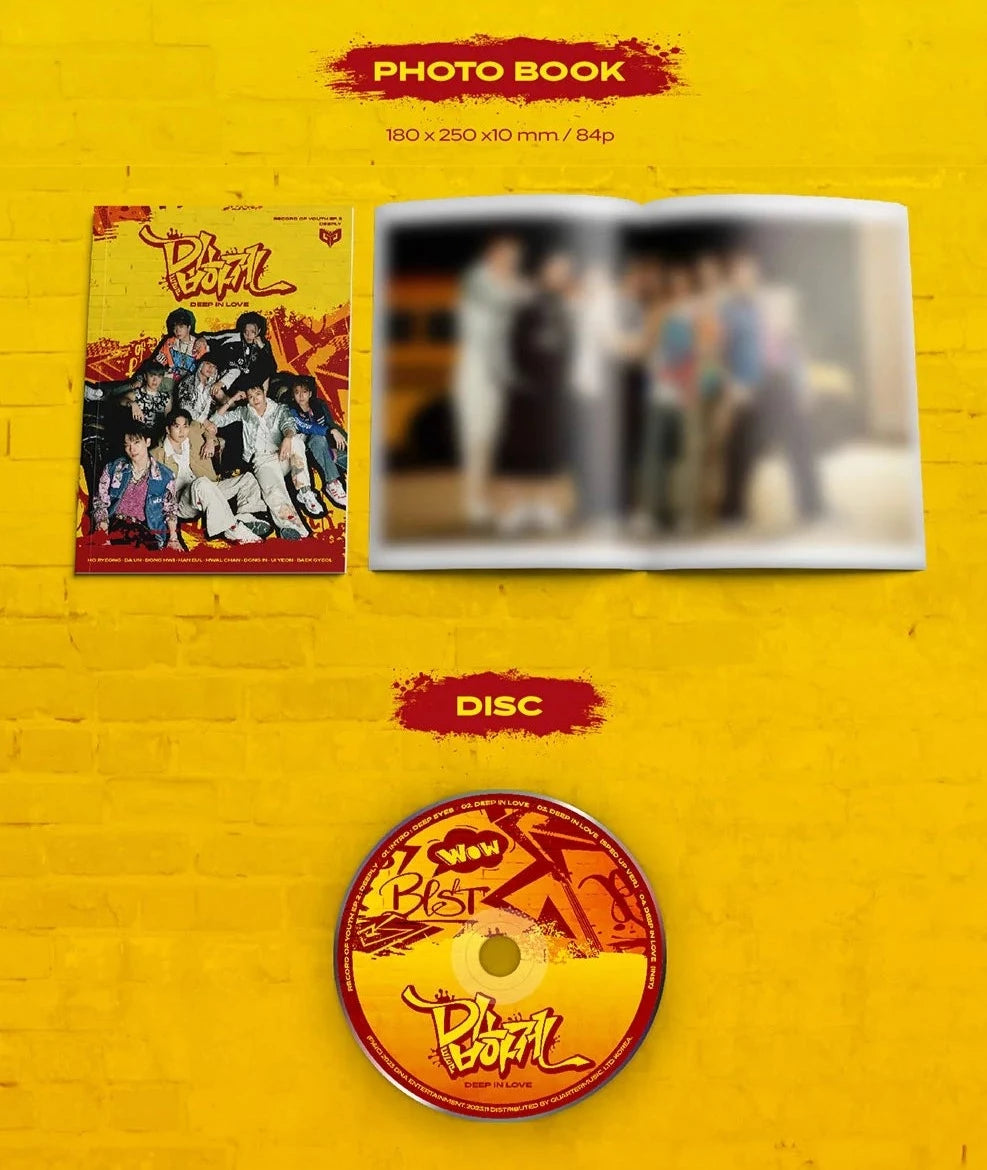 GREATGUYS - RECORD OF YOUTH EP.2 DEEPLY (6TH SINGLE ALBUM) Nolae Kpop