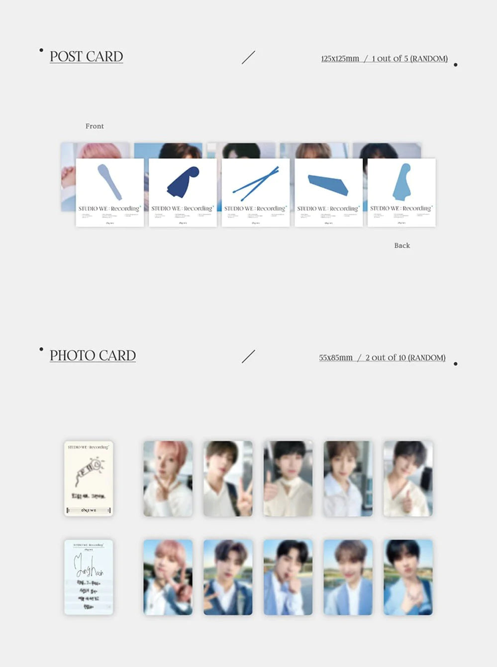 ONEWE - STUDIO WE RECORDING 3 (3RD DEMO ALBUM) Nolae Kpop