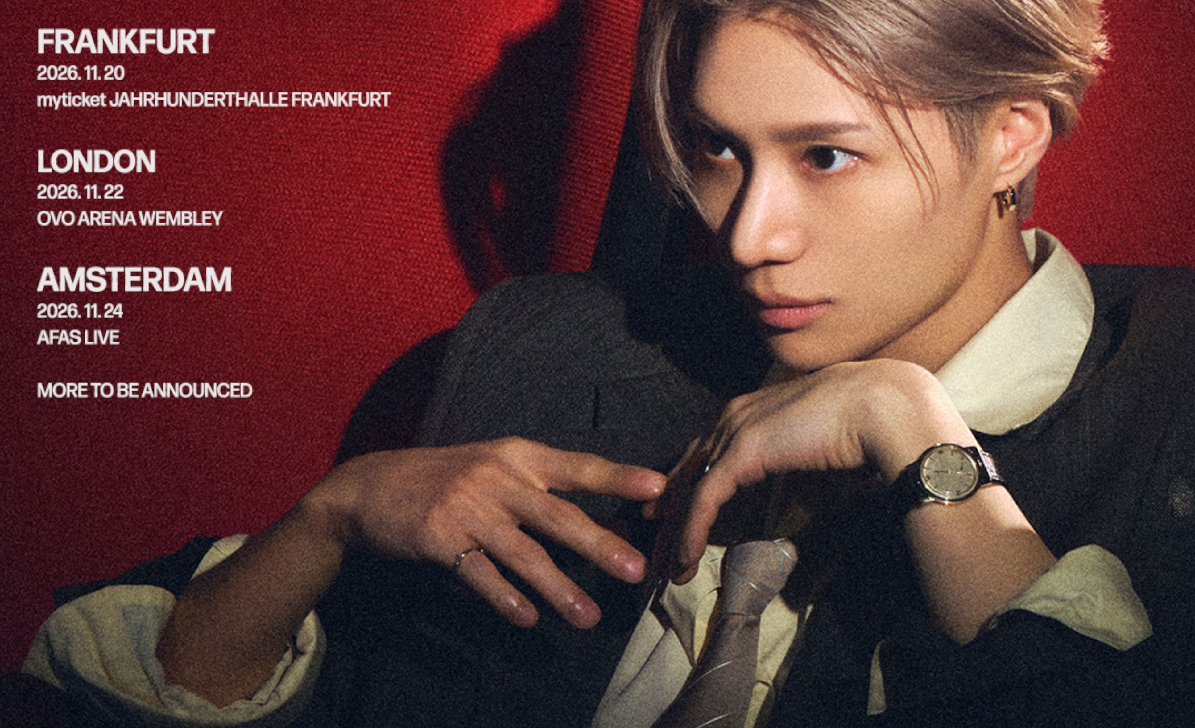 TAEMIN ist auf dem Weg nach Europa: Die ‘LiMiNaL World Tour’ startet im September!
