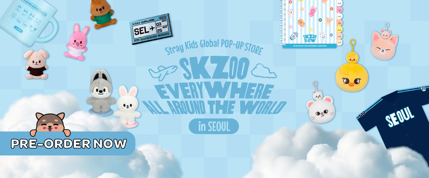 SKZOO Everywhere in the World Pre Order Banner