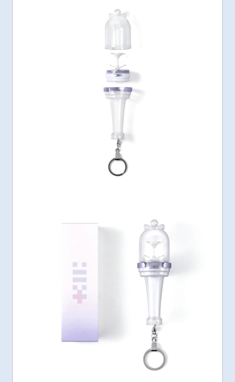 ILLIT - OFFICIAL LIGHT STICK KEYRING