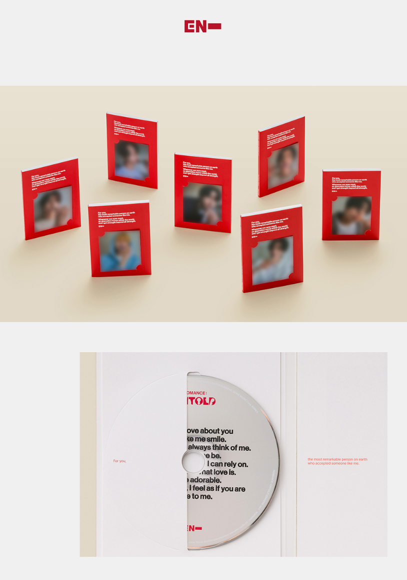 ENHYPEN - ROMANCE : UNTOLD (2ND STUDIO ALBUM) ENGENE VER. + Apple Music Gift