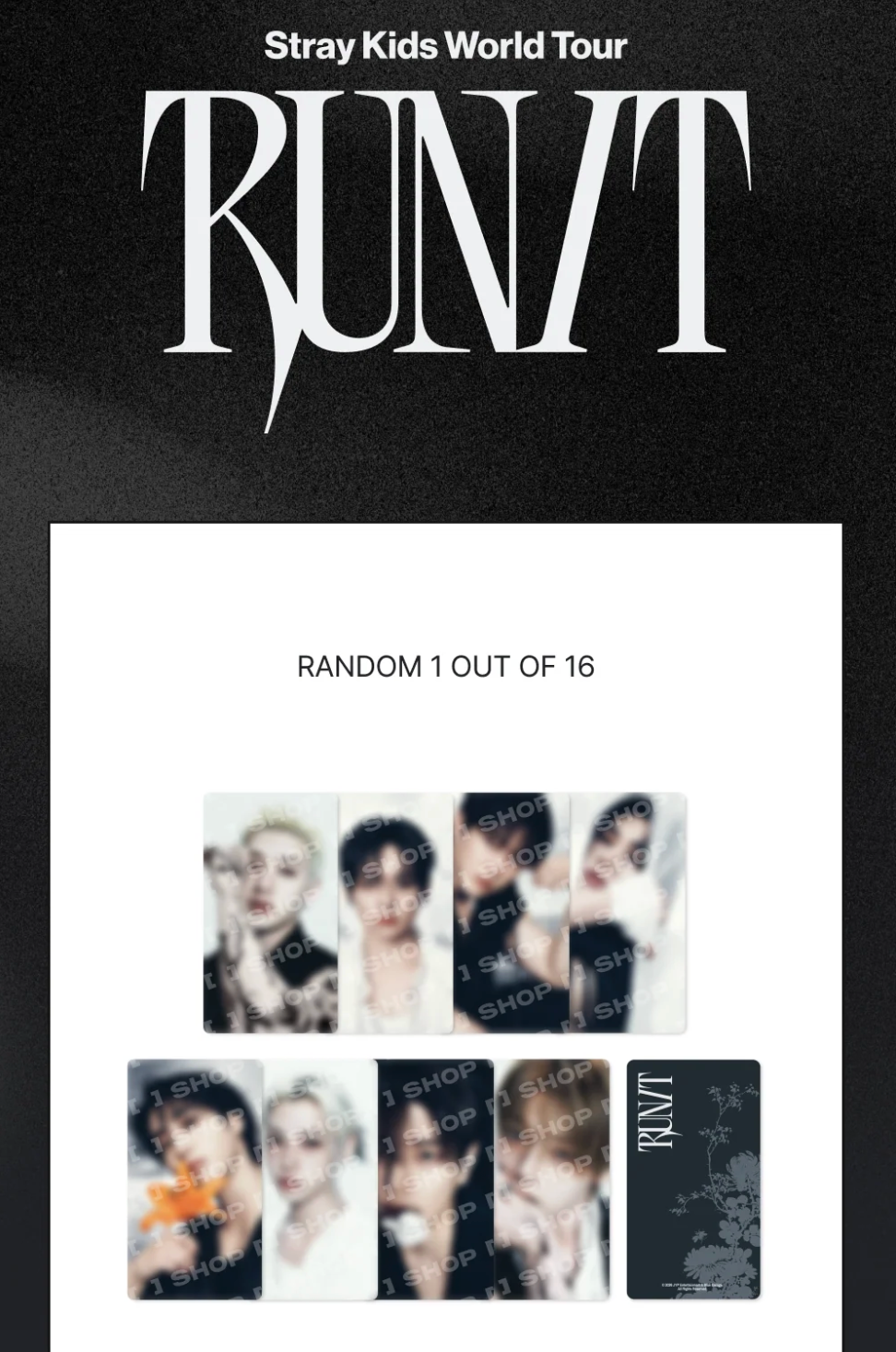 STRAY KIDS - WORLD TOUR 'RUN IT' MD 2
