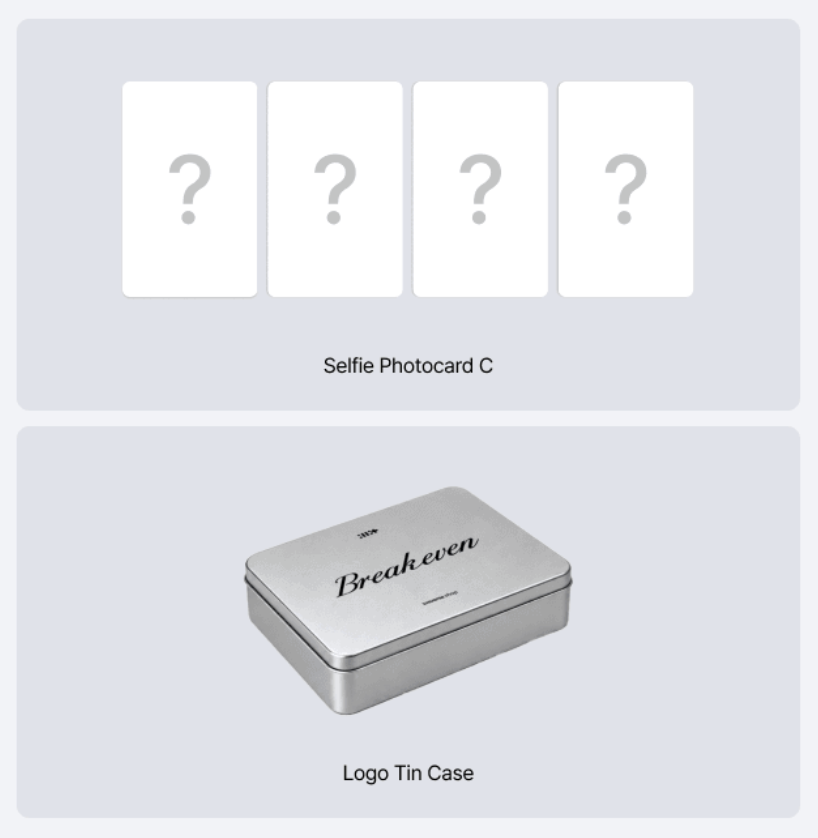 ILLIT - BREAK EVEN (GLLIT VER.) SET + EARLY-BIRD Weverse Gift