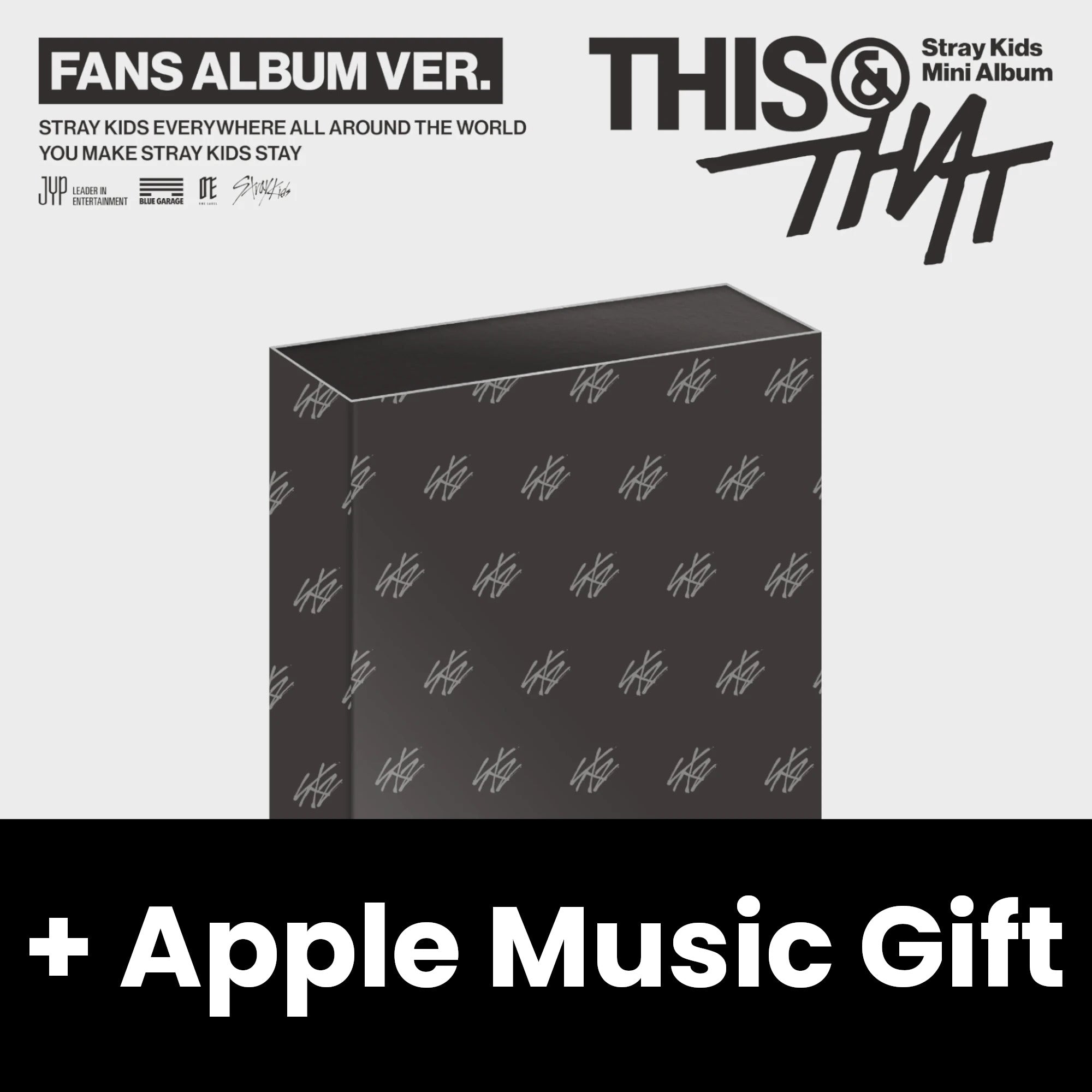 STRAY KIDS - THIS & THAT (FANS ALBUM VER.) + Apple Music Gift