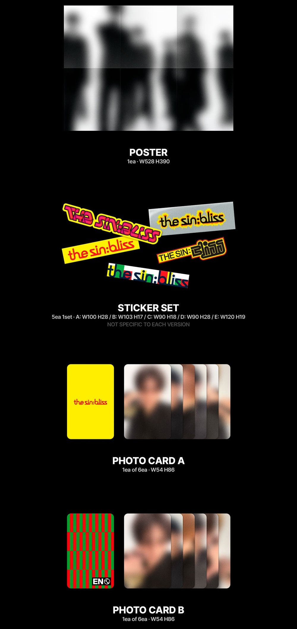 ENHYPEN - THE SIN: BLISS (SET) + WEVERSE GIFT