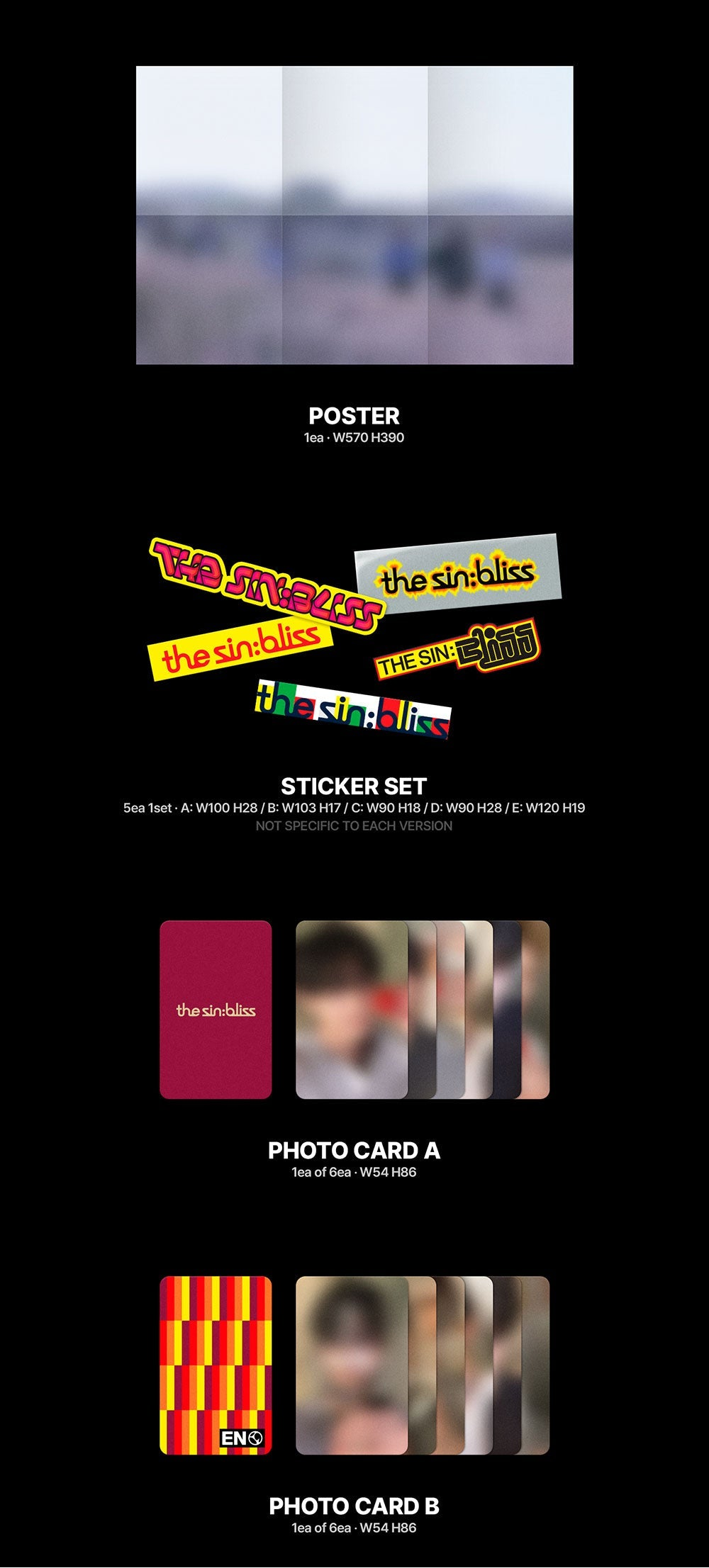 ENHYPEN - THE SIN: BLISS (SET) + WEVERSE GIFT