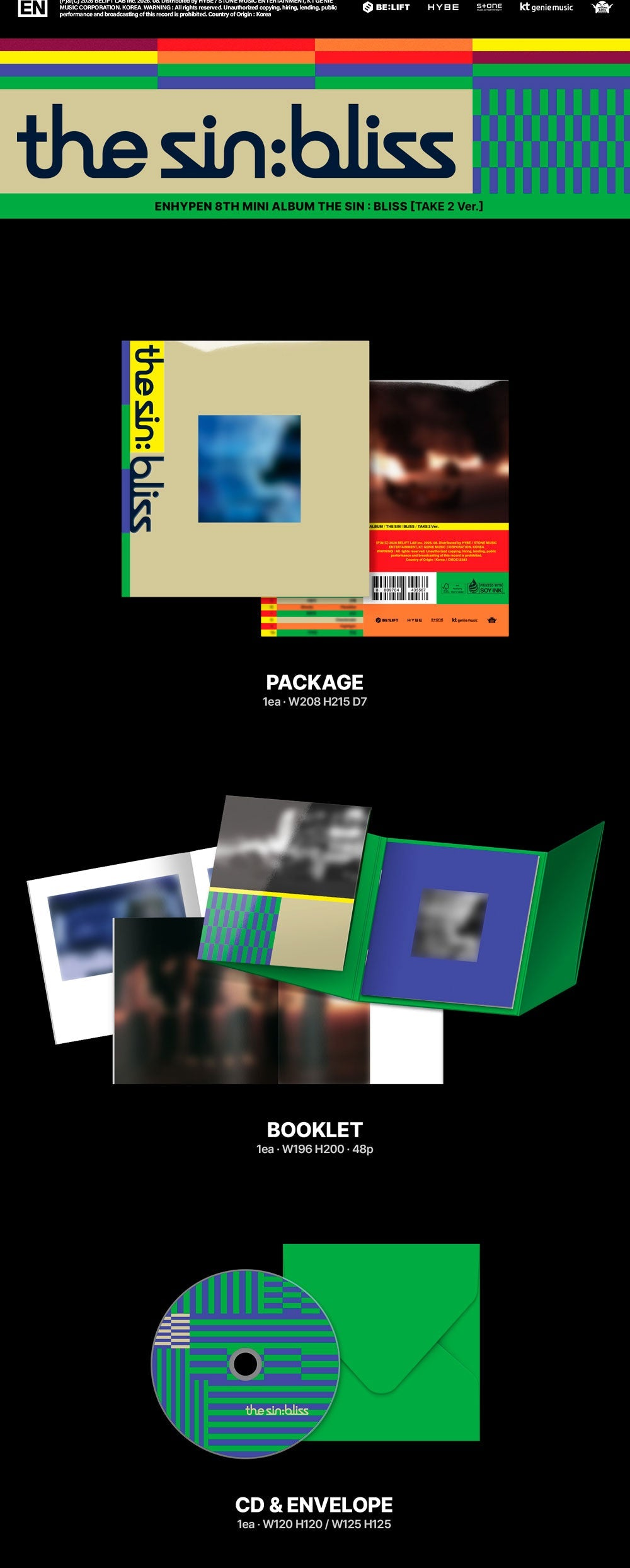 ENHYPEN - THE SIN: BLISS (SET) + WEVERSE GIFT