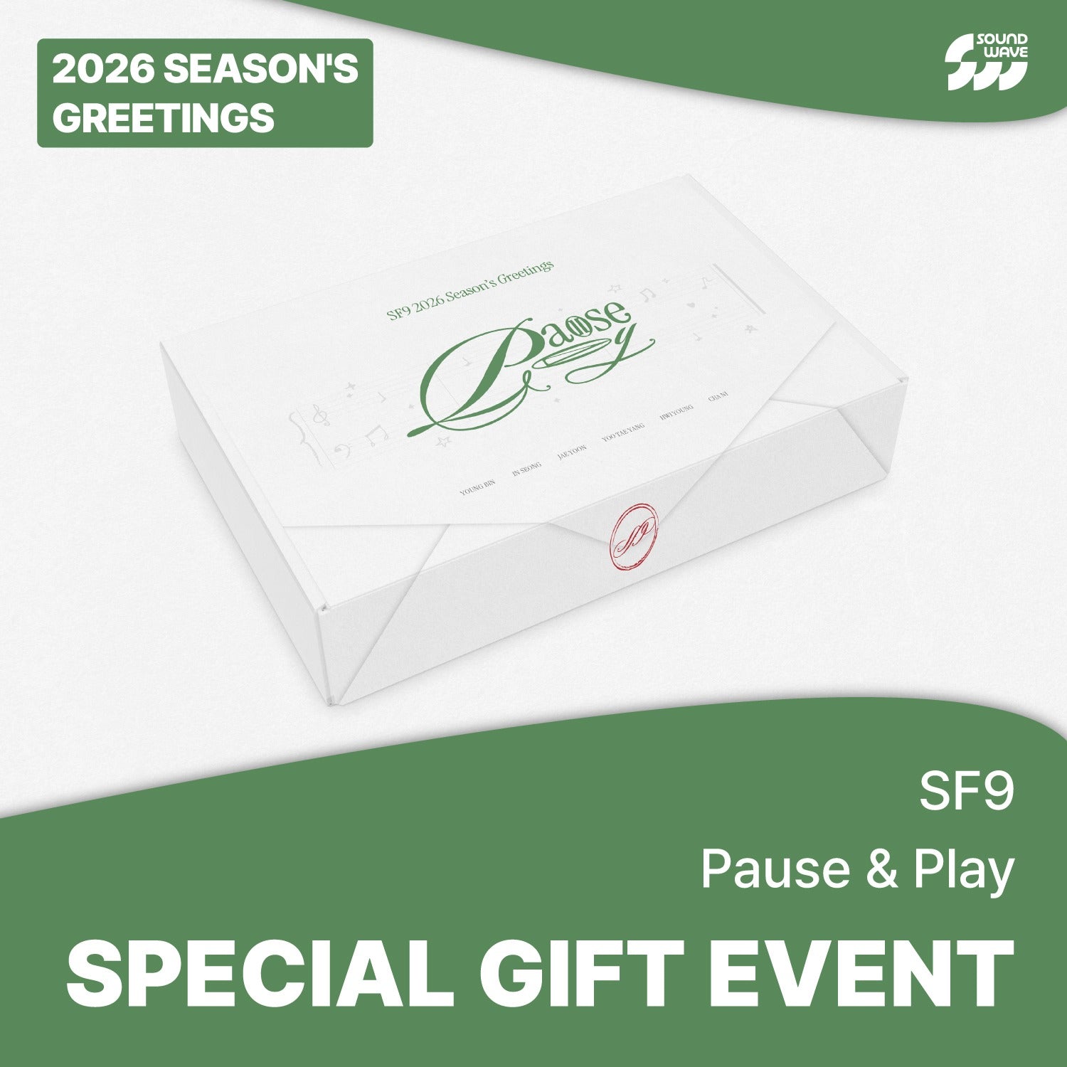 SF9 - 2026 SEASON'S GREETINGS + POB SOUNDWAVE PHOTOCARD