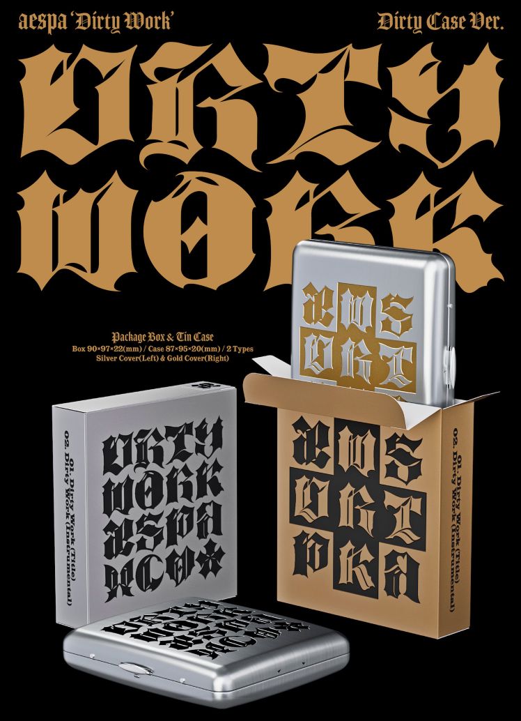 SINGLE / Work Dirty - aespa 新品未開封 20枚 本体 case dirty work dirty aespa ALBUM Ver.) Case (Dirty K-POP・アジア