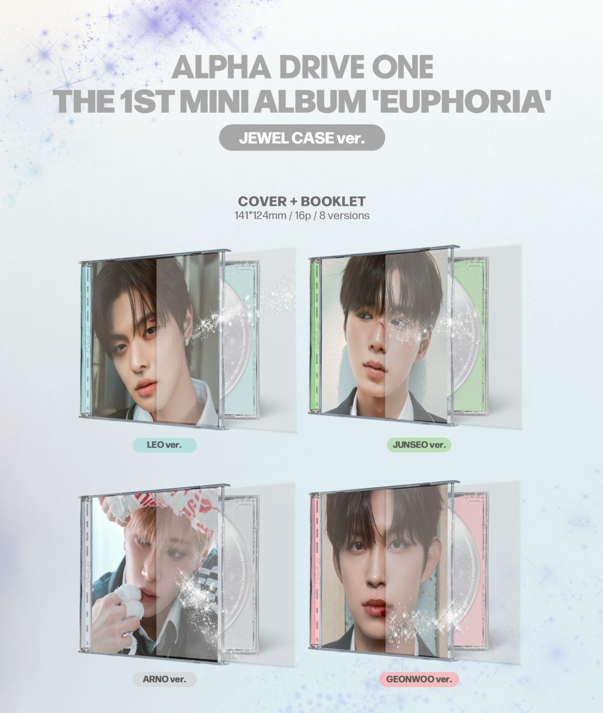 ALPHA DRIVE ONE - EUPHORIA (JEWEL CASE VER.) + SOUNDWAVE PHOTOCARD
