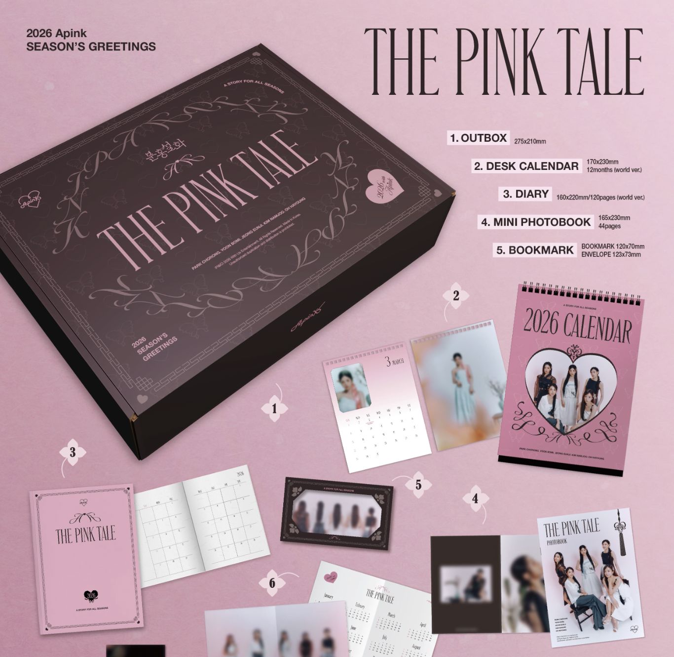 APINK - 2026 SEASON'S GREETINGS (THE PINK TALE) Nolae