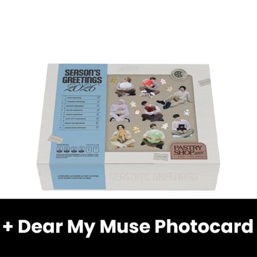 ATEEZ - 2026 SEASON'S GREETINGS (PASTRY SHOP) + Dear My Muse Photocard
