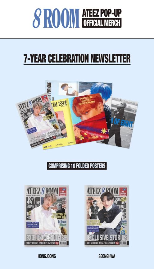 ATEEZ - 8ROOM 7TH ANNIVERSARY POP-UP OFFICIAL MD 2