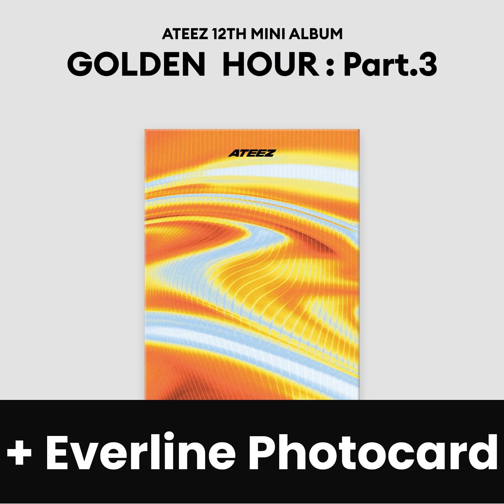 ATEEZ - GOLDEN HOUR : PART.3 (POCA ALBUM VER.) + Everline Photocard Nolae