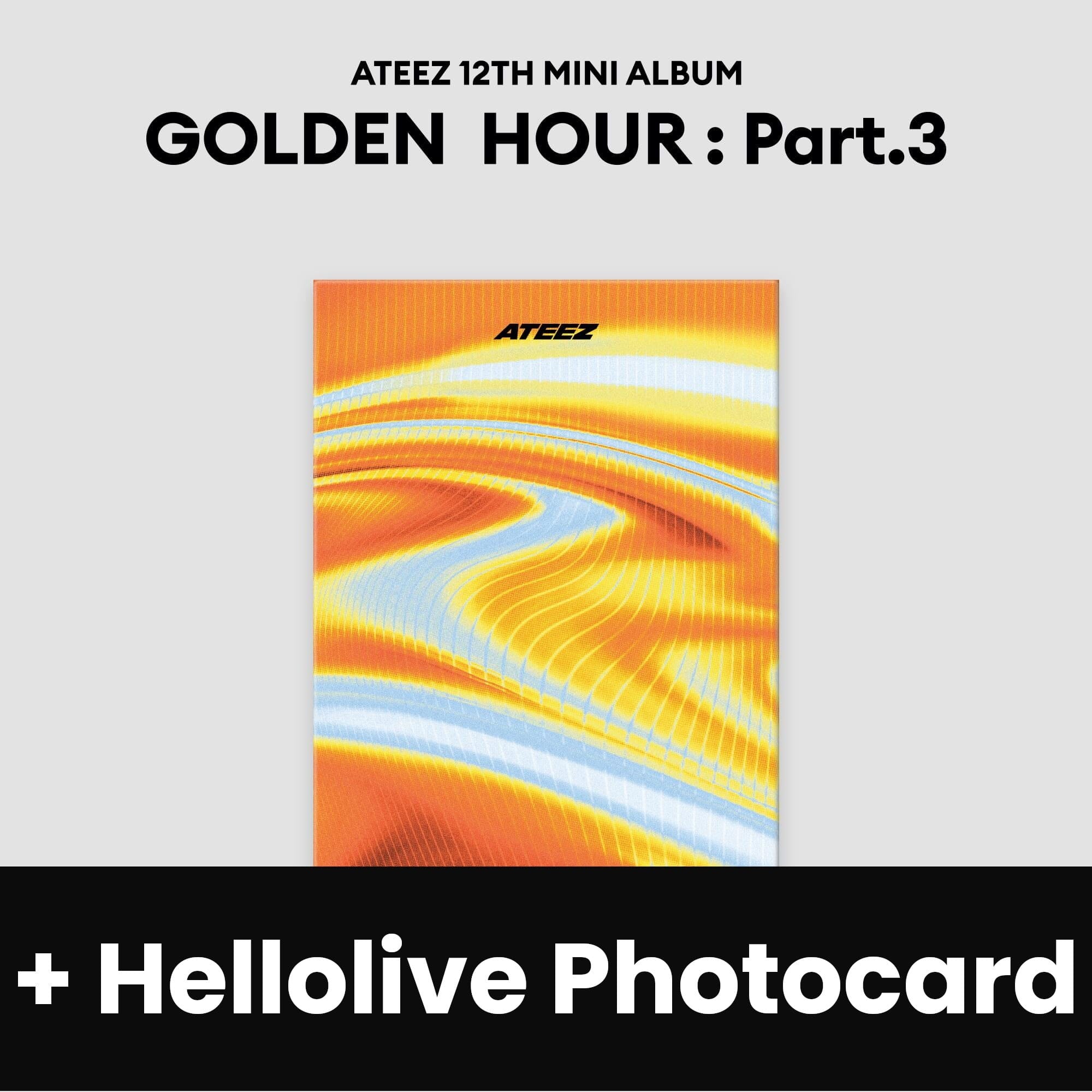 ATEEZ - GOLDEN HOUR : PART.3 (POCA ALBUM VER.) + Hellolive Photocard Nolae